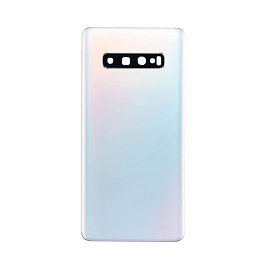 Back Cover+Camera Lens Samsung Galaxy S10 Plus/G975 White